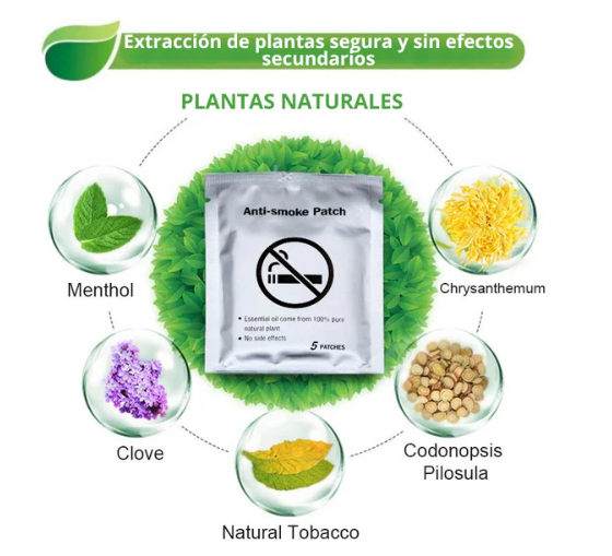 Parches Anti-Tabaco NicotinePatch™ Efecto Inmediato 🔥