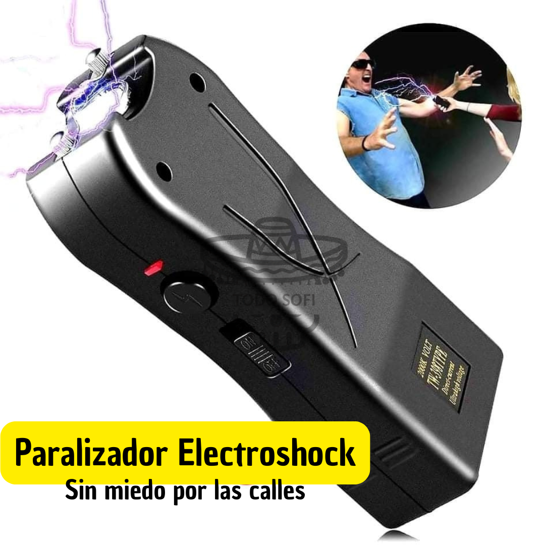 PARALIZADOR ELECTROSHOCK CON LINTERNA + FUNDA DE REGALO 🎁